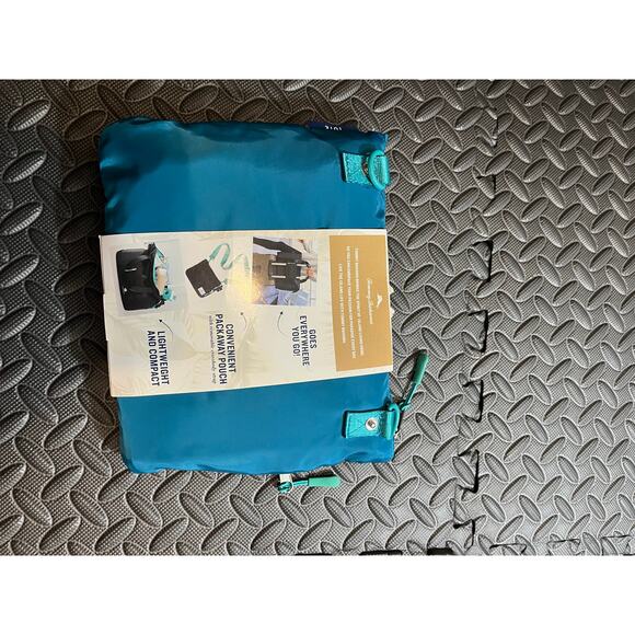 TOMMY BAHAMA PACKABLE TOTE TURQUOISE 23 X 8.5‎ X 14.5 NEW Travel  Bag - Picture 3 of 5